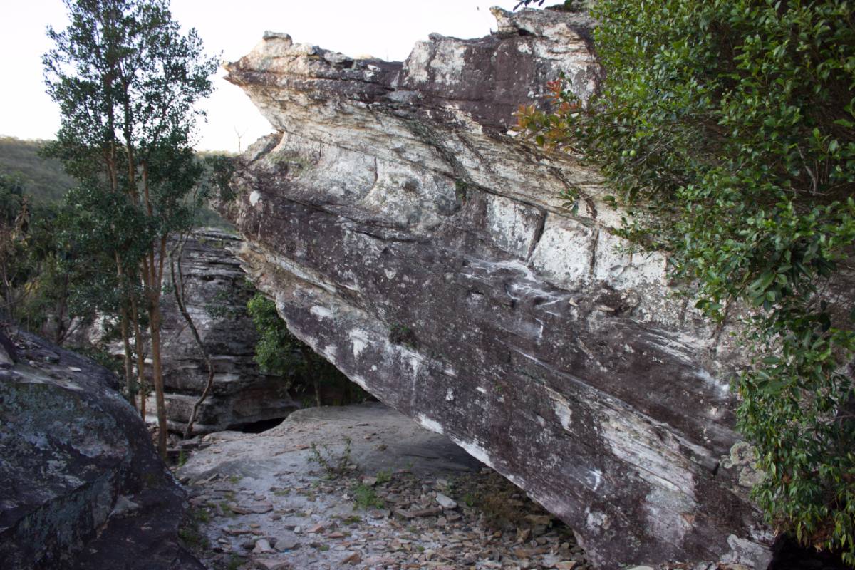 Foto de pedras para escalada no Parque das Andorinhas